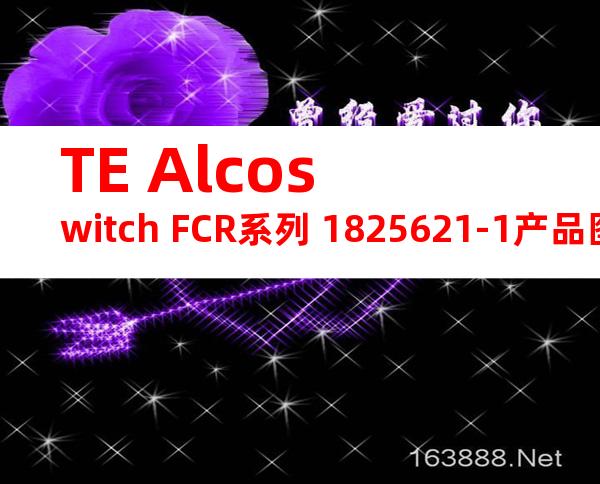 TE Alcoswitch FCR系列 1825621-1产品图纸